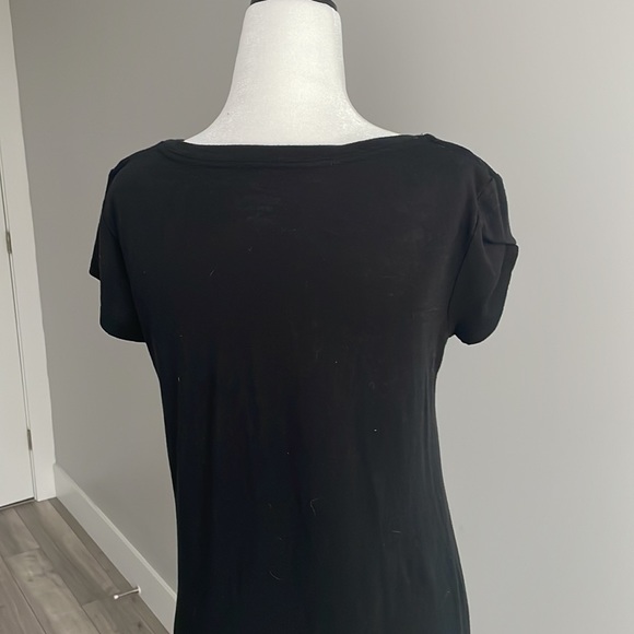 Mossimo Black T-Shirt Dress - Picture 3 of 3